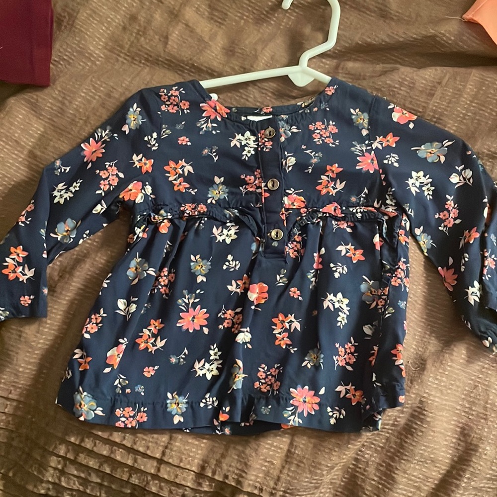 Floral blouse outfit